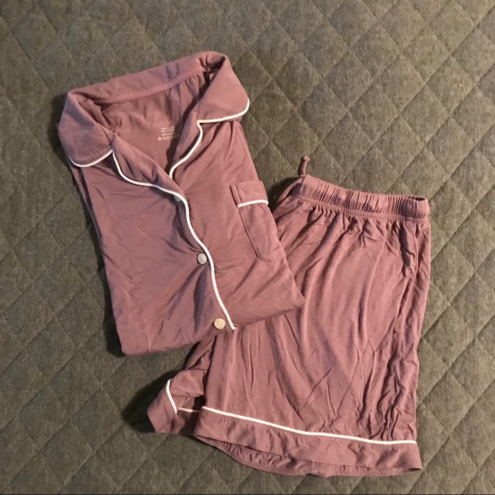 Soft purple pajama set